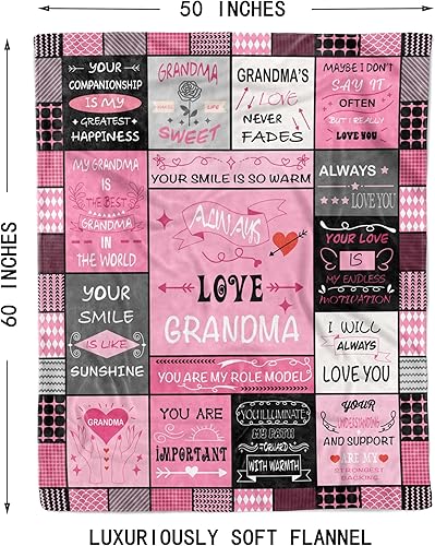 Miniatura 7 de Regalos para abuela de nietos, regalo de cumpleaños para abuela de nietos, regalos de abuela para abuela de nietos, regalos para manta de Navidad de