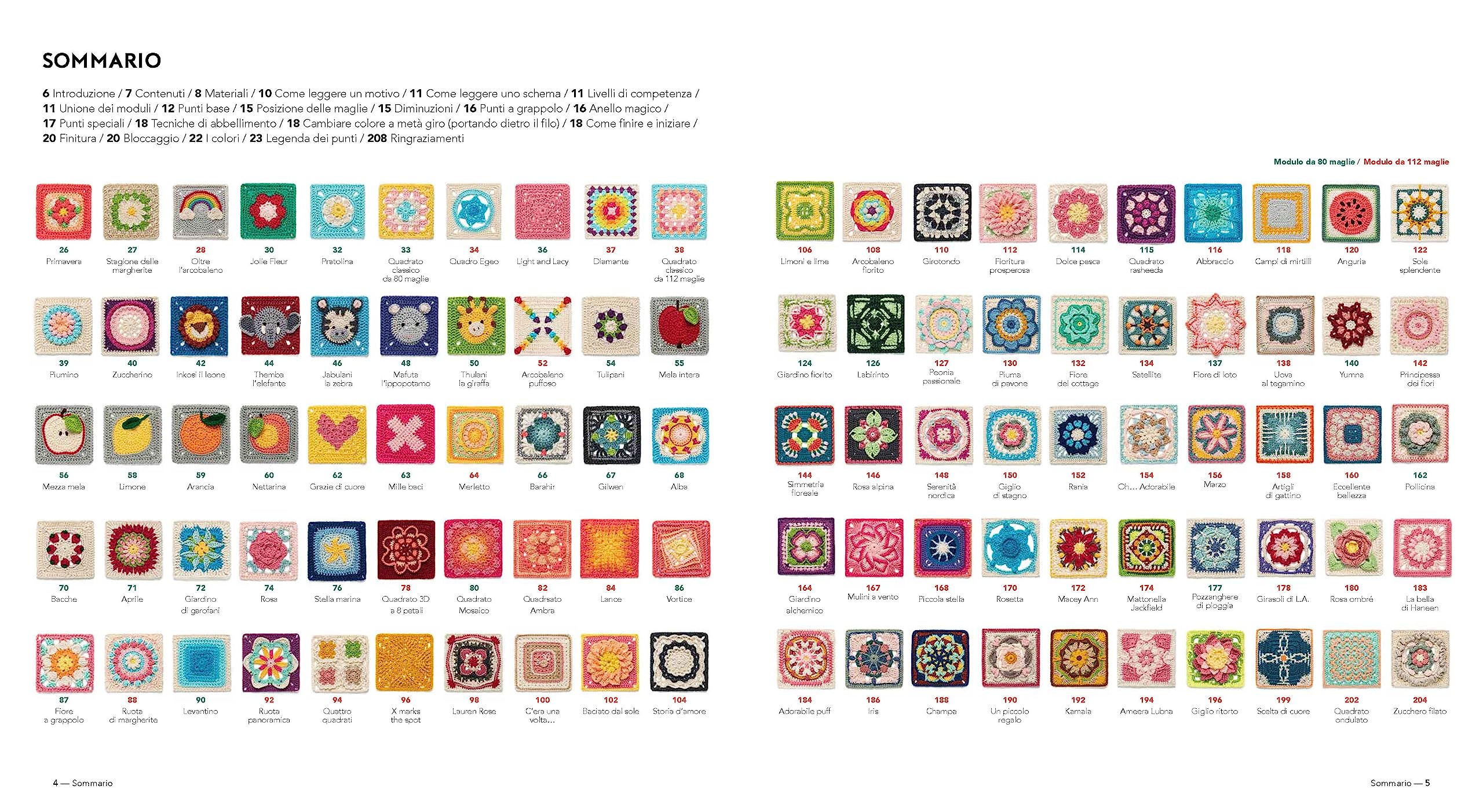 Moduli granny square. 100 motivi all'uncinetto da combinare tra loro
