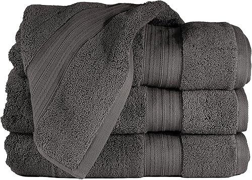 Miniatura 1 de Bennett & Shea Home Toallas de baño lujosas de 4 piezas, resistentes al olor, toallas de alta calidad de 27 x 54 pulgadas para baño, altamente