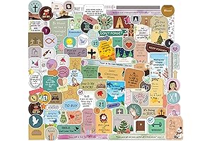 Mr. Pen Christian Journaling Stickers: Elevate Your Faith with Every Page