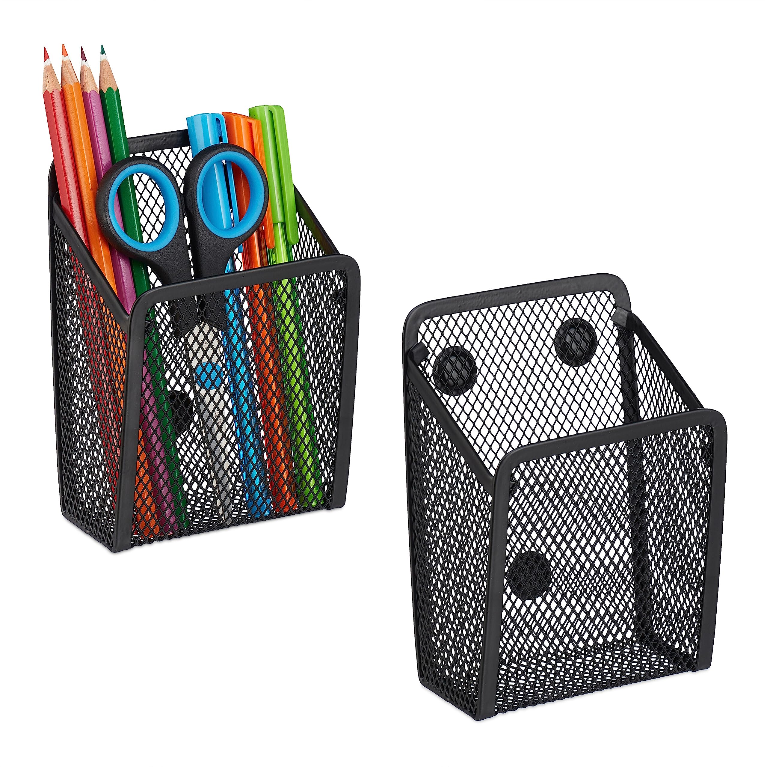 Bekith 2 Stück Magnetisch Kühlschrank Regal Hängeregal Magnet Gewürzregal Selbstklebend für