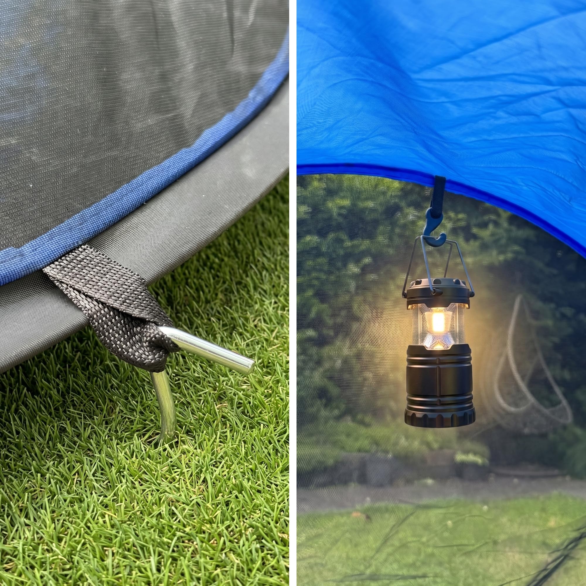 Tenda Pop-Up Zanzariera da Campeggio, 1 Persona - Istantanea, 3 Pieghe | Zanzariera Leggera, Pavimento Impermeabile, Riparo Antizanzare, Viaggio