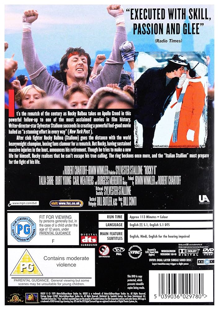 ロッキー2 DVD Amazon.co.jp: ロッキー2 [DVD] : シルベスター・スタローン