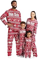 Vista 14 de FOCO - Conjunto de pijama familiar a juego con estampado llamativo del equipo de la NCAA, para unisex-adulto