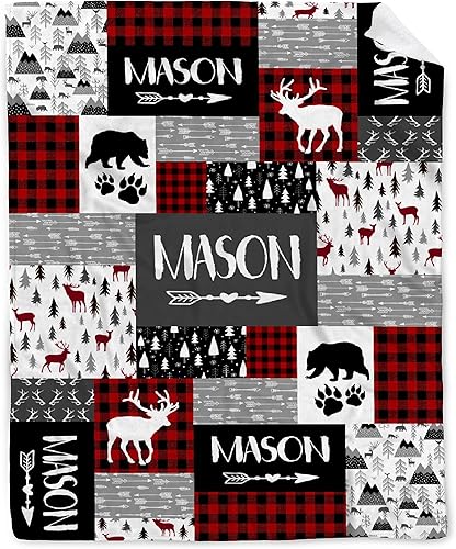 Manta personalizada de franela de forro polar con nombre, ligera, suave, bonita y acogedora manta para cama, sofá, viajes al aire libre, 50 x 60