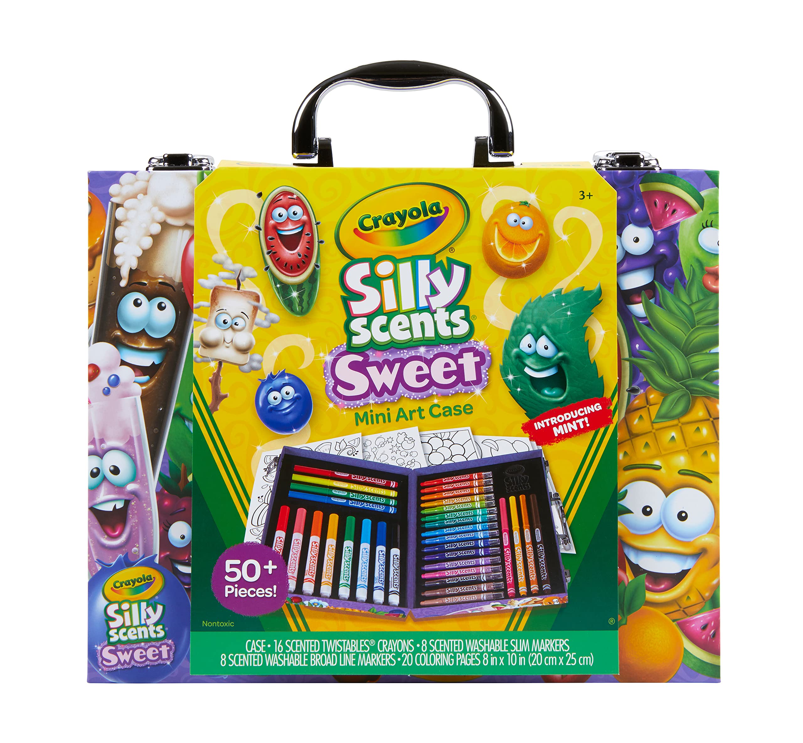 Crayola Silly Scents Mini Art Kit Washable Scented Markers Crayons