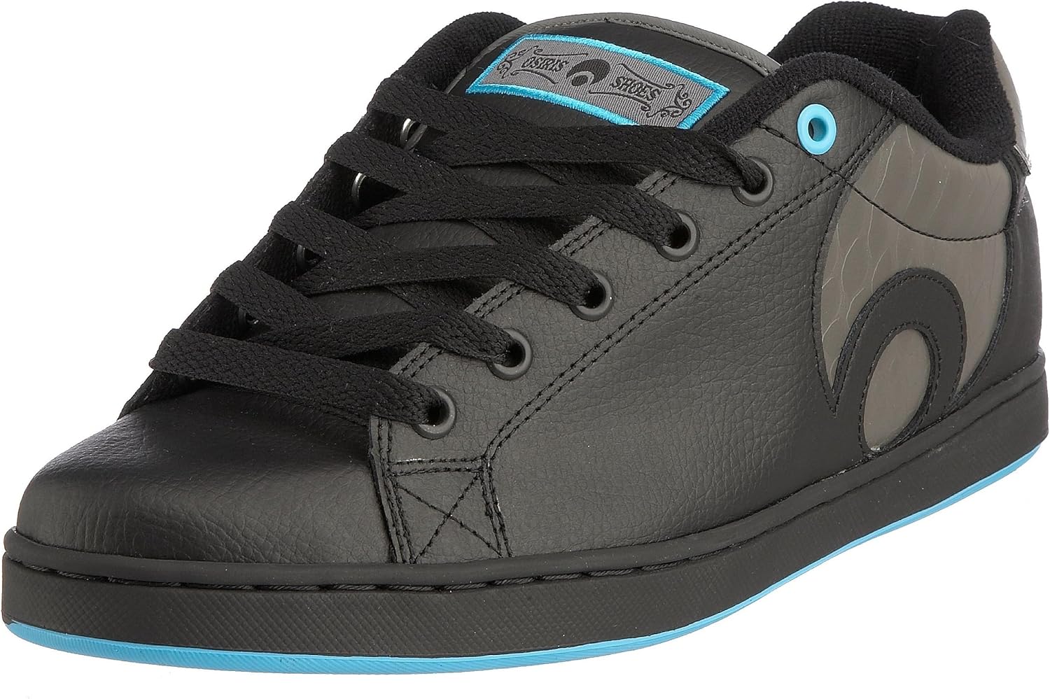 Osiris Men's Troma Icon Skateboarding Shoe,Black/Grey/Blue,6.5 M US