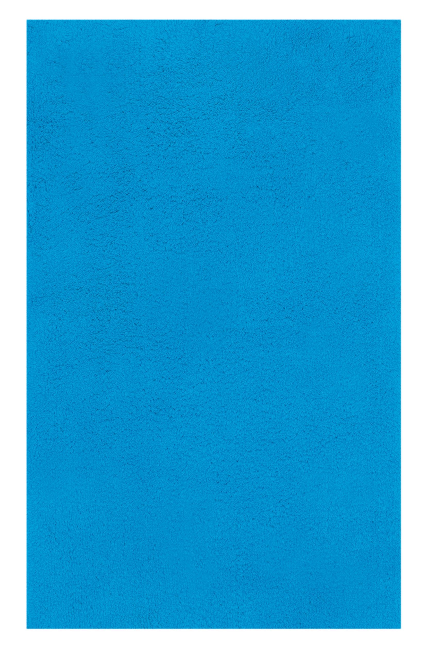 Spirella 10.15592 Badteppich 60 x 90 cm, True Acqua, 100% Bio-Baumwolle
