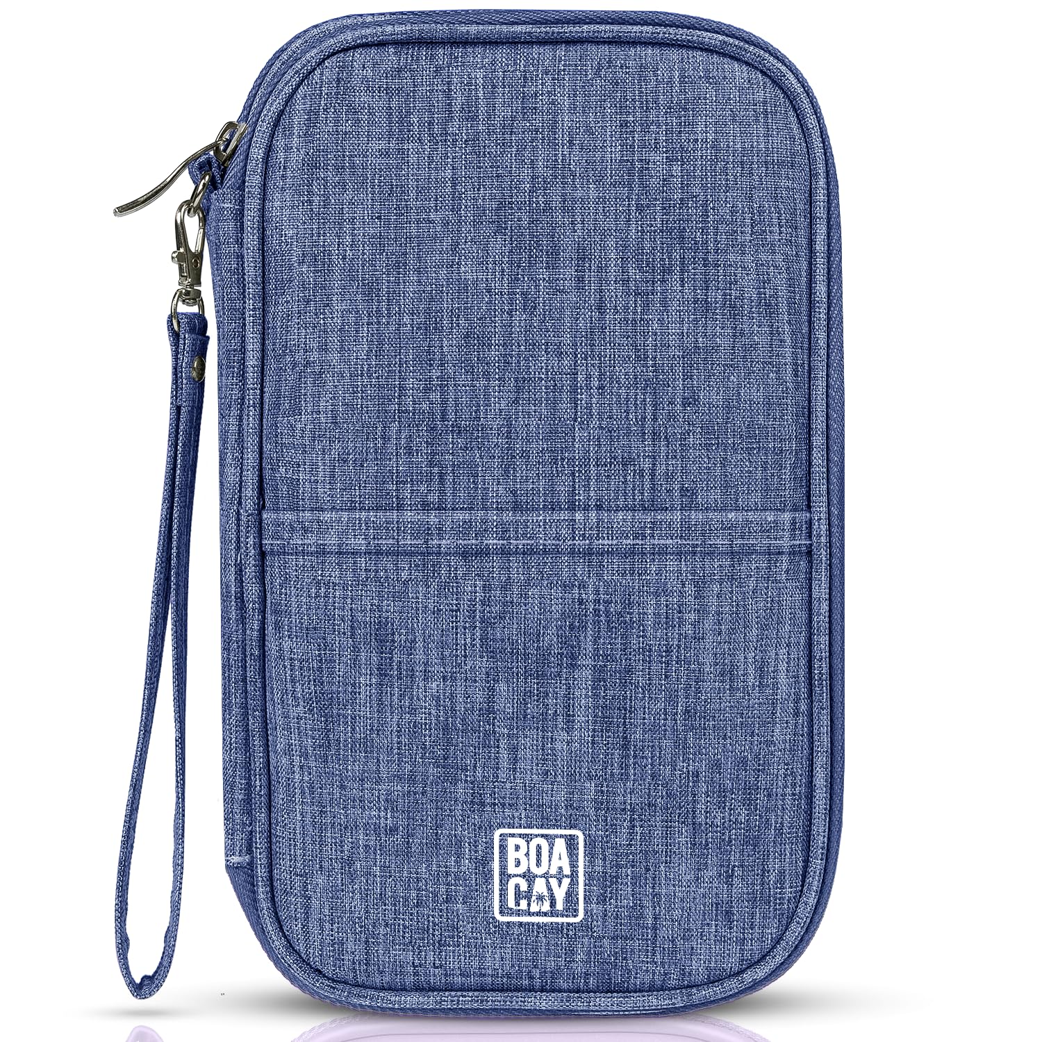 Travel Document Organizer with RFID, Family Passport Holder, Wallet for Women & Men, Portable & Waterproof Case for Cards, Boarding Pass, Money