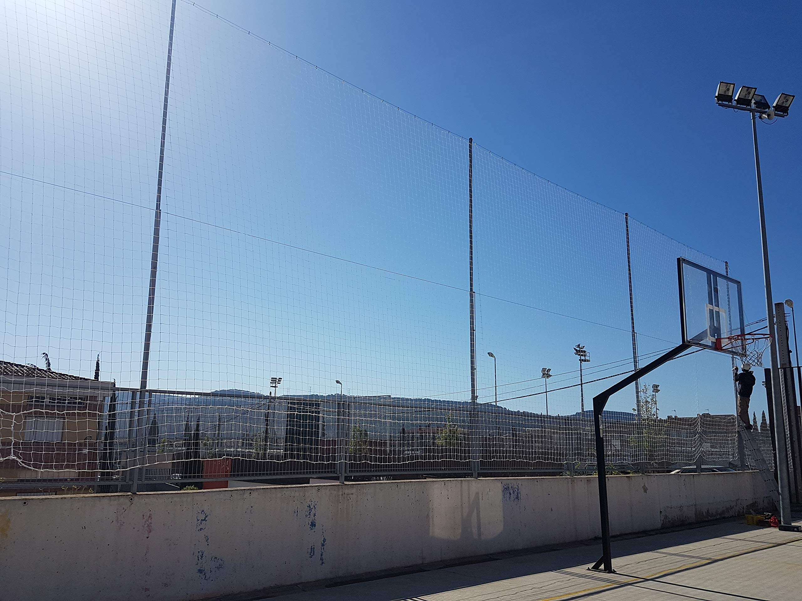 Red Futbol Proteccion 2M X 6M Col Blanco