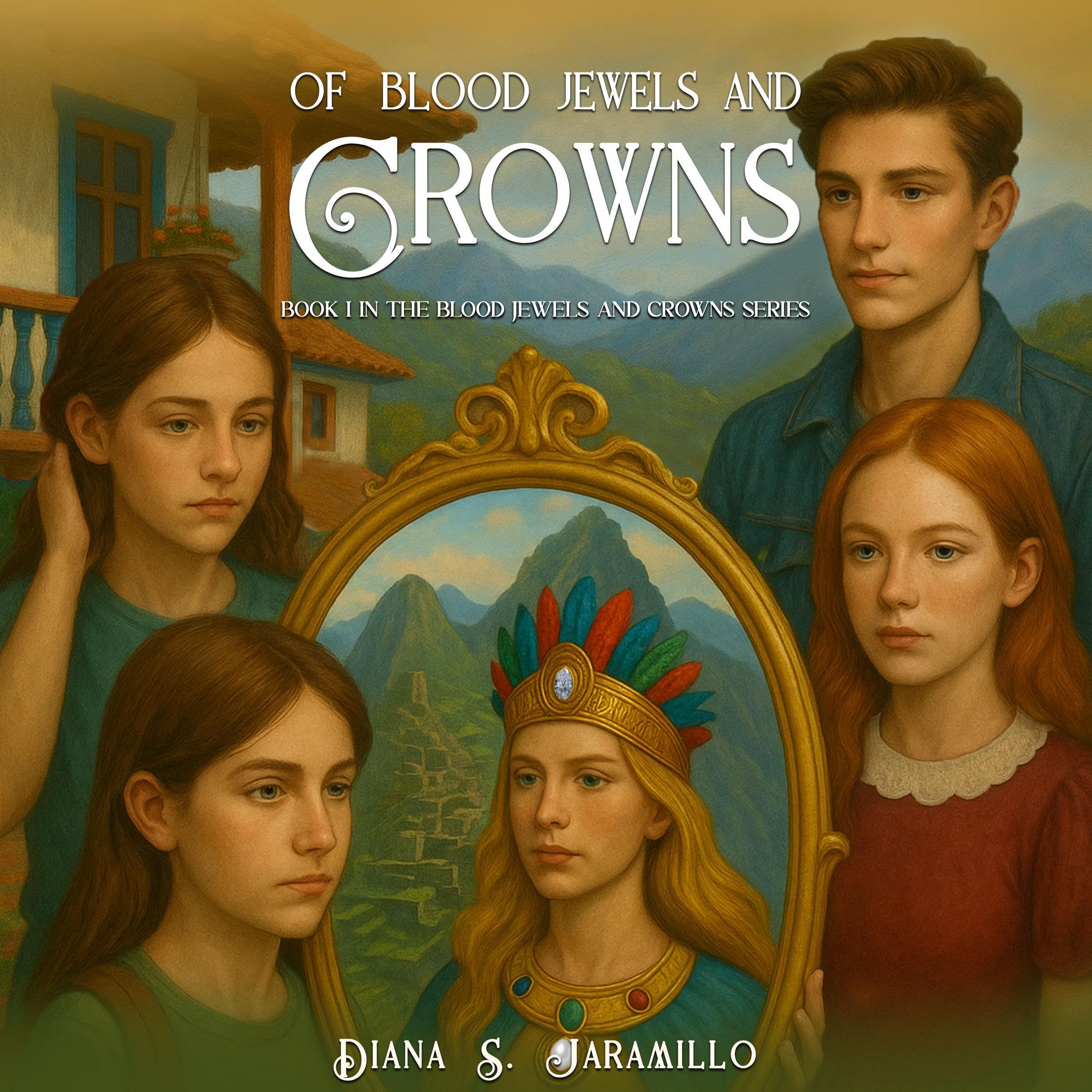 Cover art for Of Blood Jewels and Crowns
