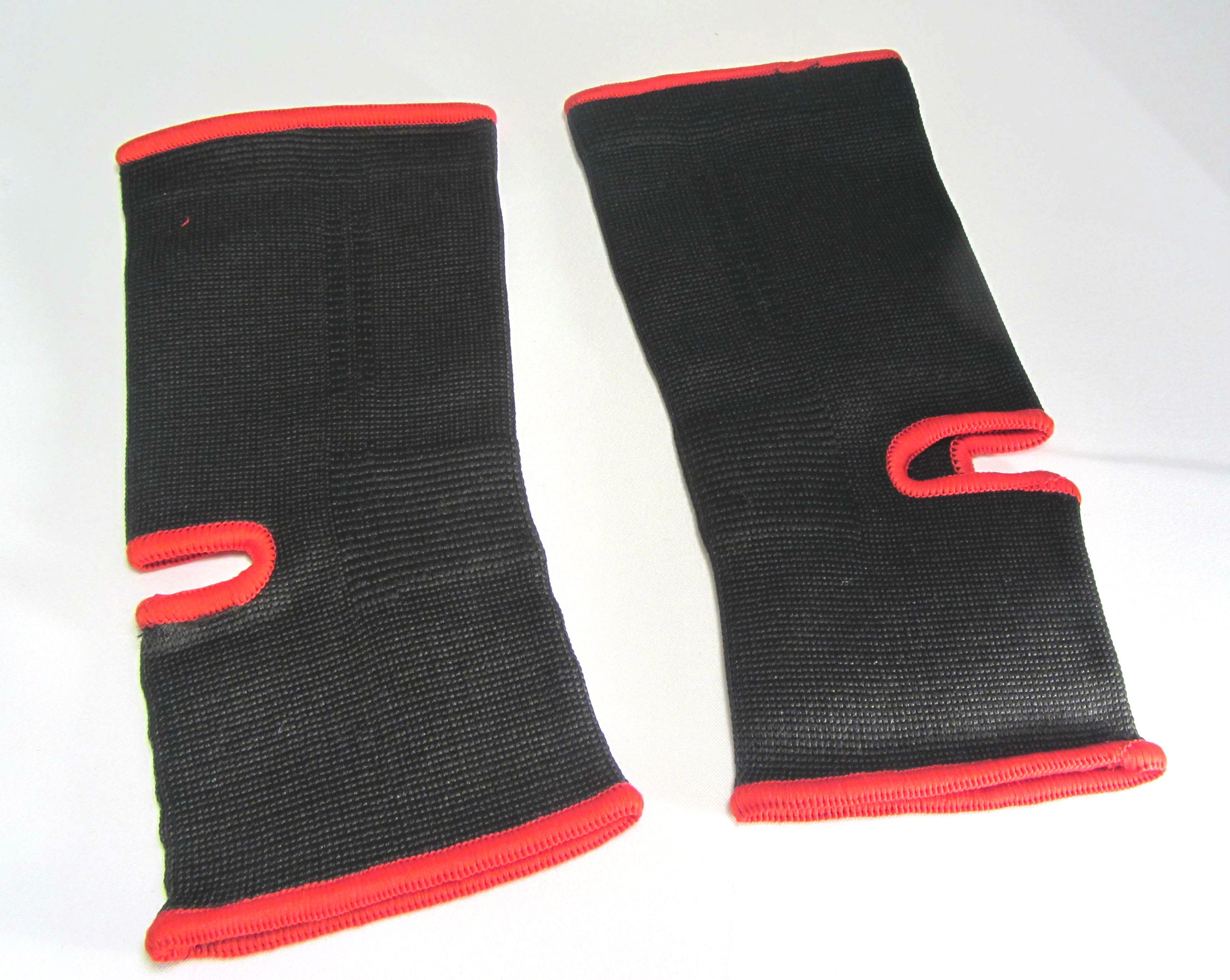 Thai-Boxing Anklets , Ankle Supports Red/Black Size Junior