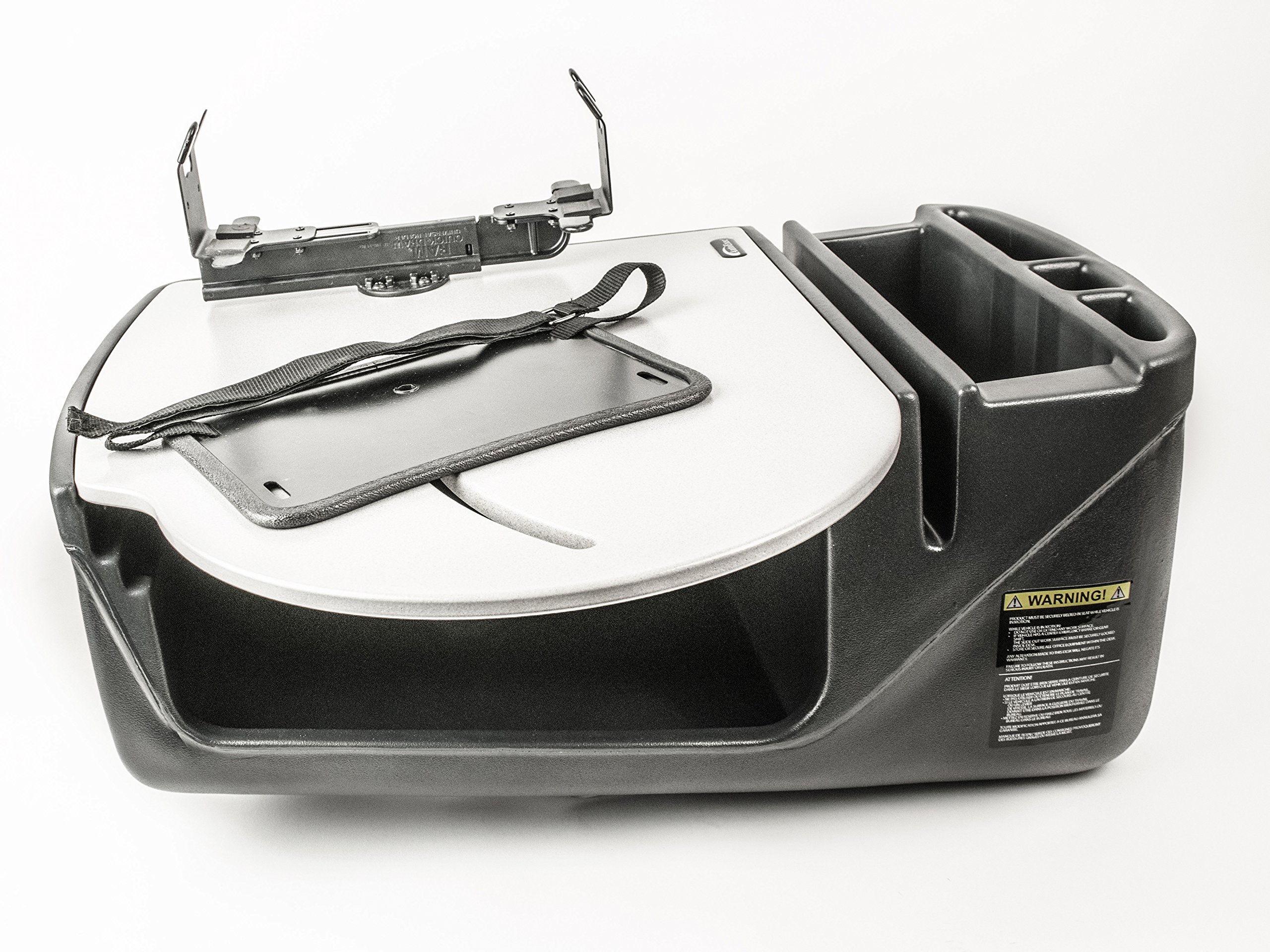 AutoExec Roadmaster Car Desk for Your Vehicle Workstation and Mobile Office, with 400 watt Power Inverter and Printer Stand