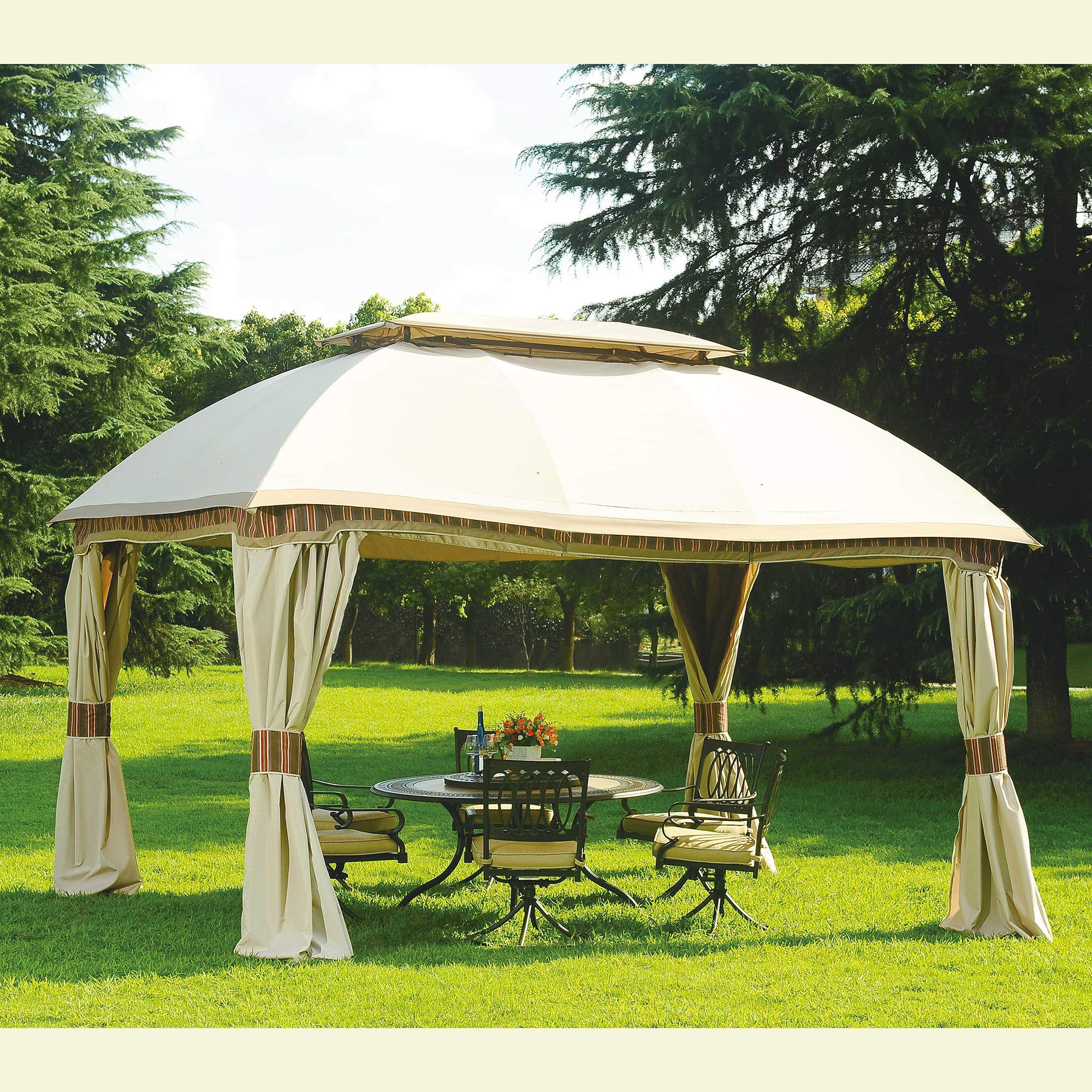 Buy Sunjoy 110109201 Original Replacement Canopy for Domed Gazebo