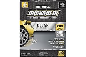 Rust-Oleum RockSolid Polycuramine Garage Floor Coating Kit: Reinforce Your Garage Floor