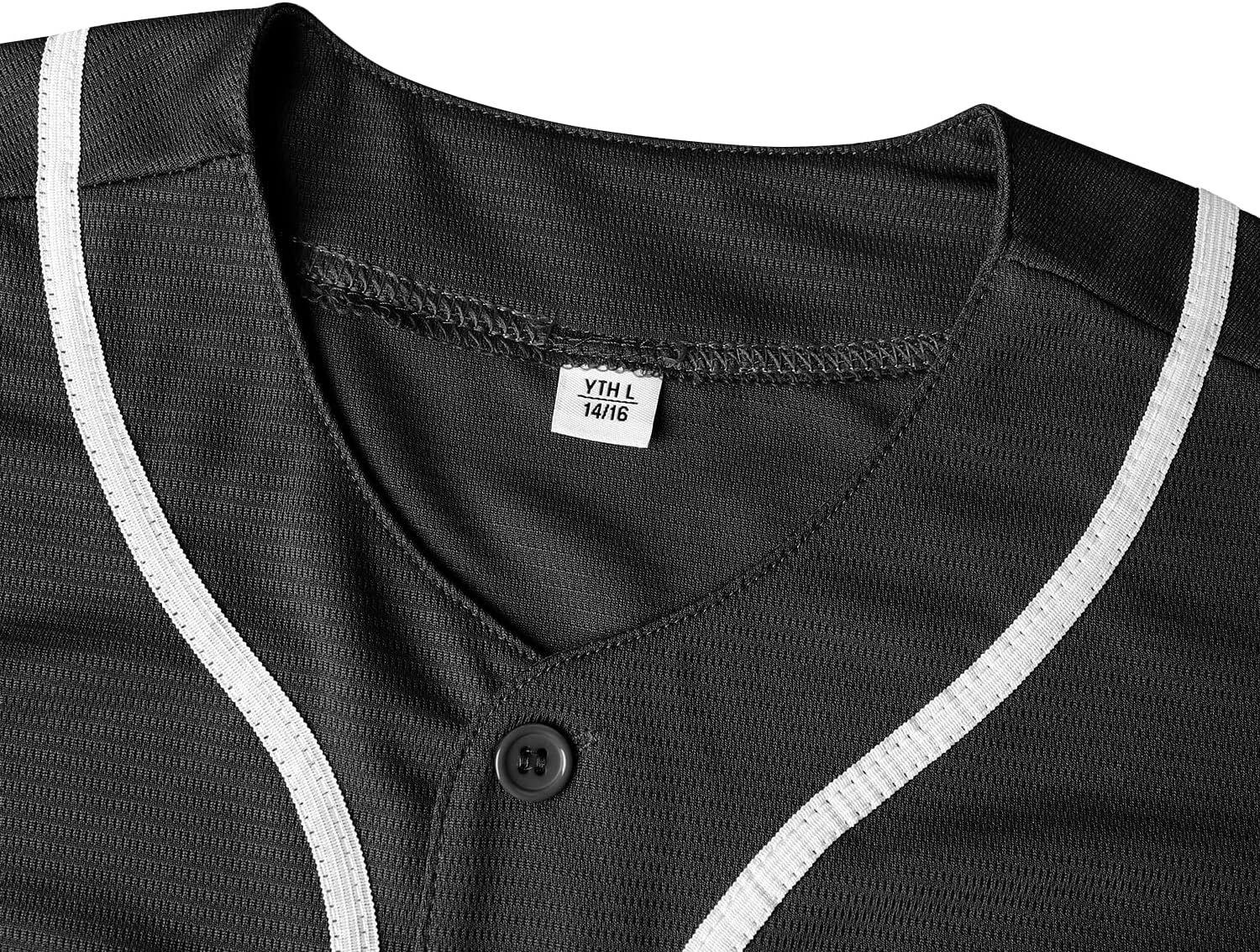 Phoneutrix Youth Blank Baseball Jersey Boy's Hip Hop Short Sleeve Shirts Kid's Sports Uniforms Jersey - Image 4