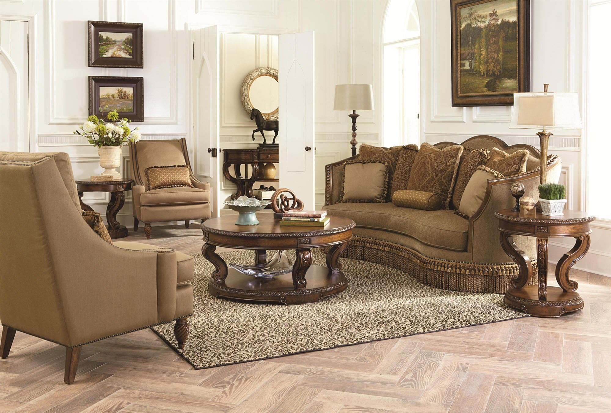 Pemberleigh Collection Living Room Set with Sofa and 2 x Chair