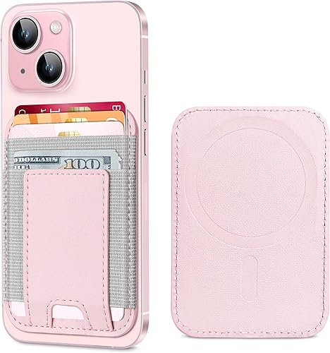 Miniatura 159 de ExtreLife Magsafe Wallet, cartera magnética más fuerte para iPhone 17/16/15/14/13/12, para tarjetero Magsafe con 2 ranuras para tarjetas, bloqueo