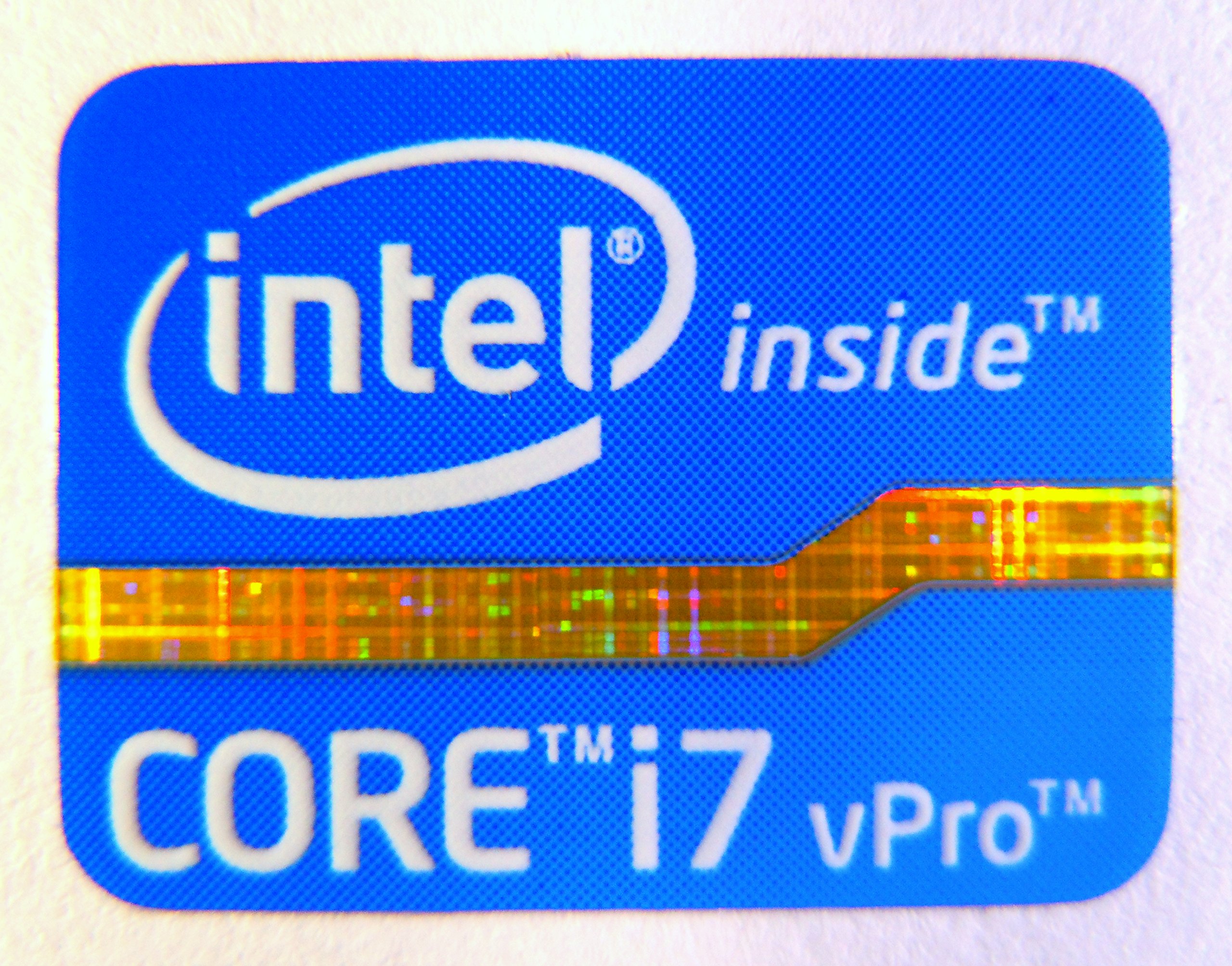 Adesivo Original Intel Core I7 Vpro 4º E 5° Geração (preto - Foto 8