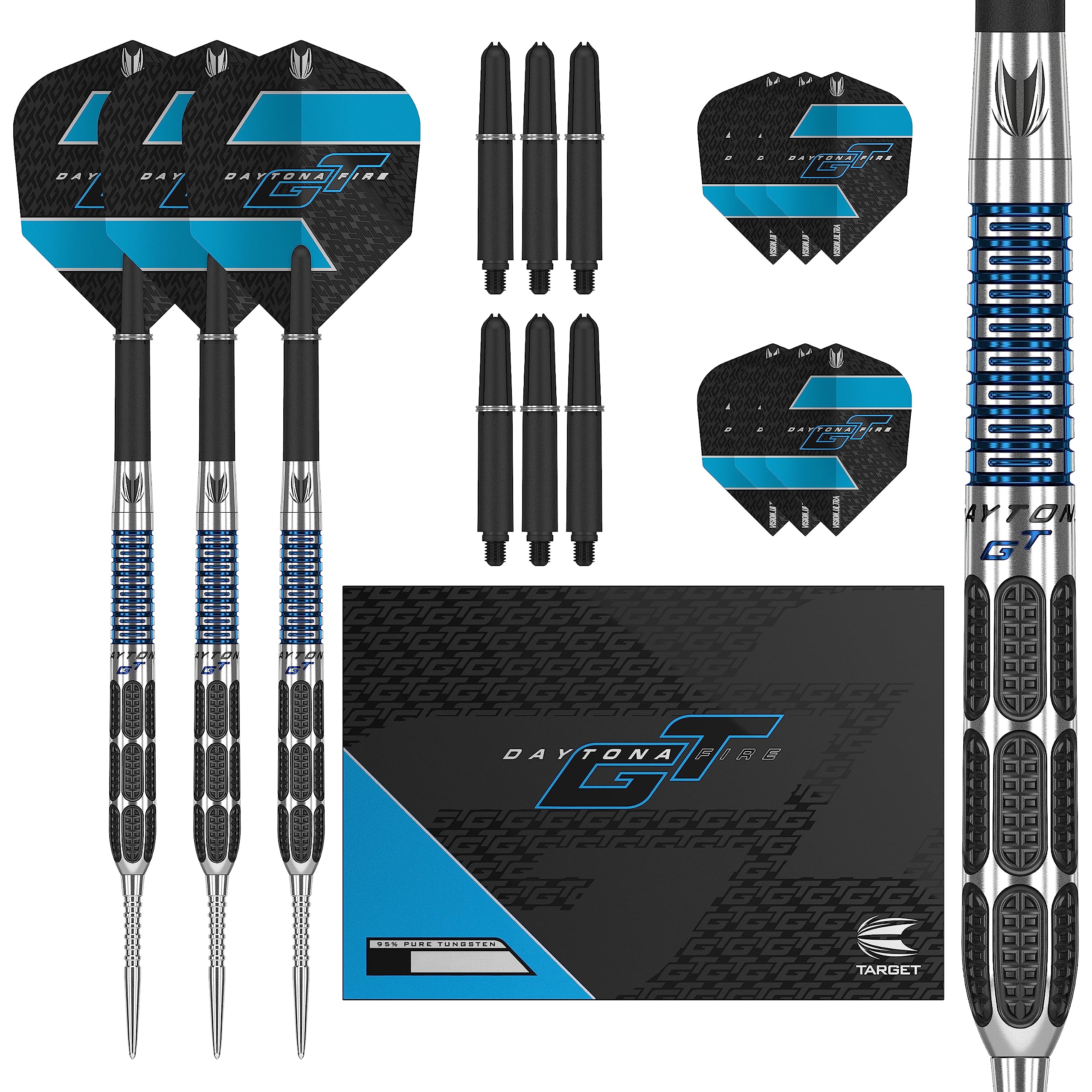 Target Darts Daytona Fire GT02 21G 95% Tungsten Steel Tip