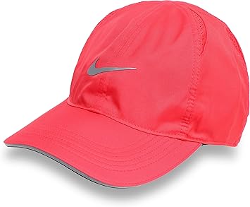 Amazon Co Jp ナイキ キャップ 帽子 ドライフィット 軽量 薄手 ランニング ジョギング 無地 ブラック 白 メンズ レディース 男女兼用 ラン フェザーライト キャップ Ar1998 850 エンバーグロウ 服 ファッション小物