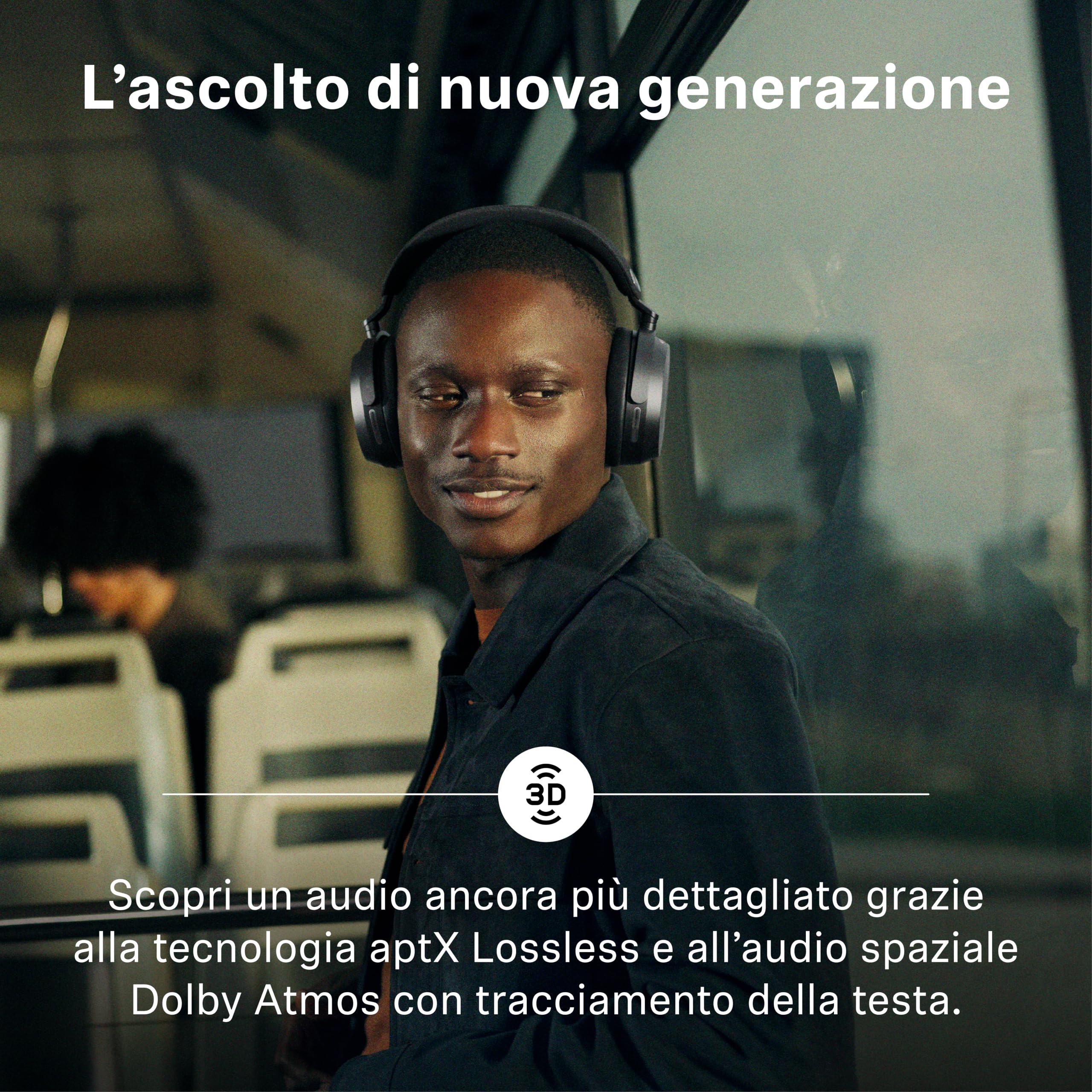 Sennheiser MOMENTUM 5 cuffie over ear cancellazione rumore I Batt. 57h