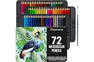 Zenacolor Professional Watercolor Pencils Set for Adults and Kids