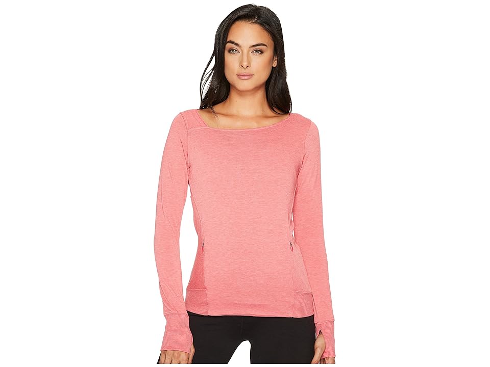 

ASICS fuzeX Crew Top (Cosmo Pink Heather) Women's Workout