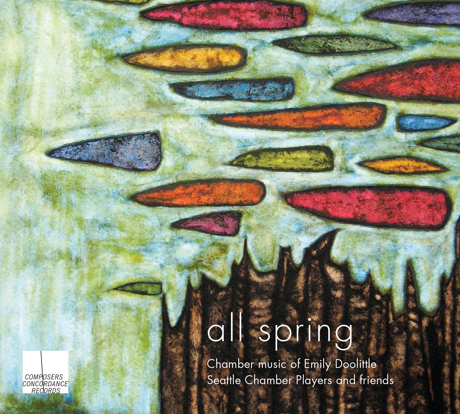 Emily Doolittle: all spring [Audio CD] Tai; Mannisto; Taub; Hages; DeLuca; Krimsky; Robbins; Mayo; Ezhokina; Kocmieroski; Shmidt; Gearman; Krishnaswami; Sabee; Kaufman and Julia Tai