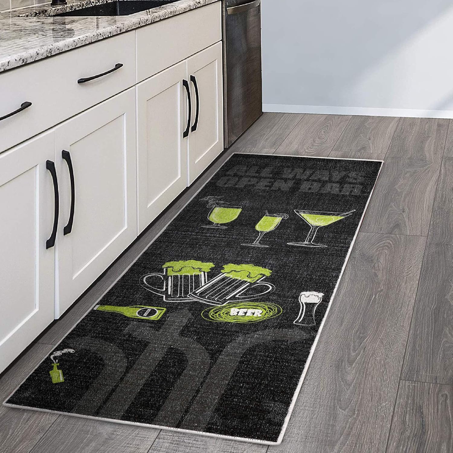 SUSSEXHOME Non Skid Washable Kitchen Mats for Floor, Ultra