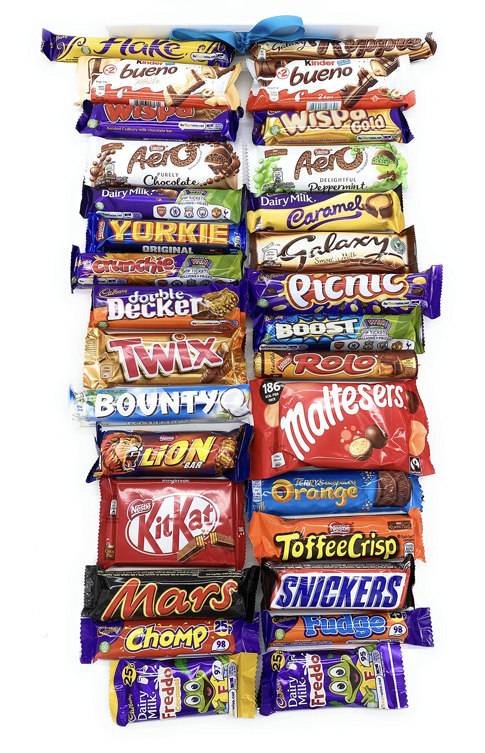 The Ultimate Chocolate Box - The Perfect Treat For Any Occasion (Classic 30 Piece Choc Box, Blue)