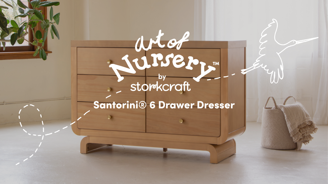 Amazon.com: Storkcraft Santorini 6 Drawer Double Dresser, White