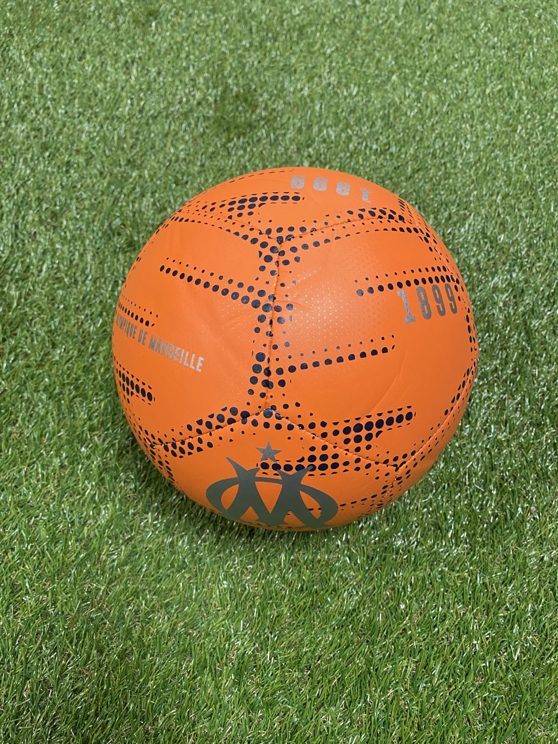 Ballon De Foot OM – Taille 5, Polyuréthane, Collection Officielle Olympique De Marseille – Produit Sous Licence