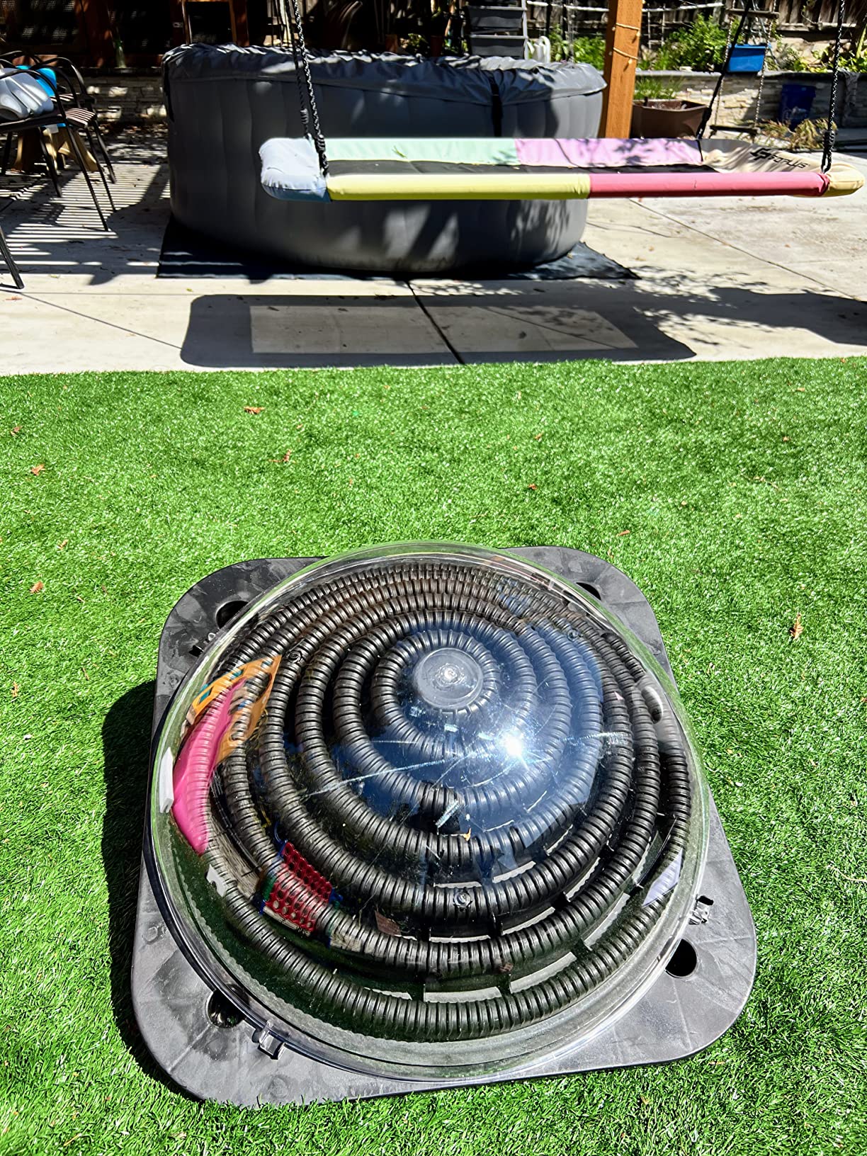 25/mo Finance Goplus Solar Dome Swimming Pool Heater Above Ground