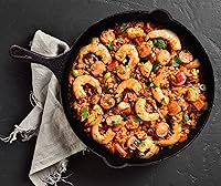 Vista 6 de Utopia Kitchen Sartén de hierro fundido de 8 pulgadas, sartén de chef de hierro fundido, sartén precurado, utensilio de cocina seguro para parrilla