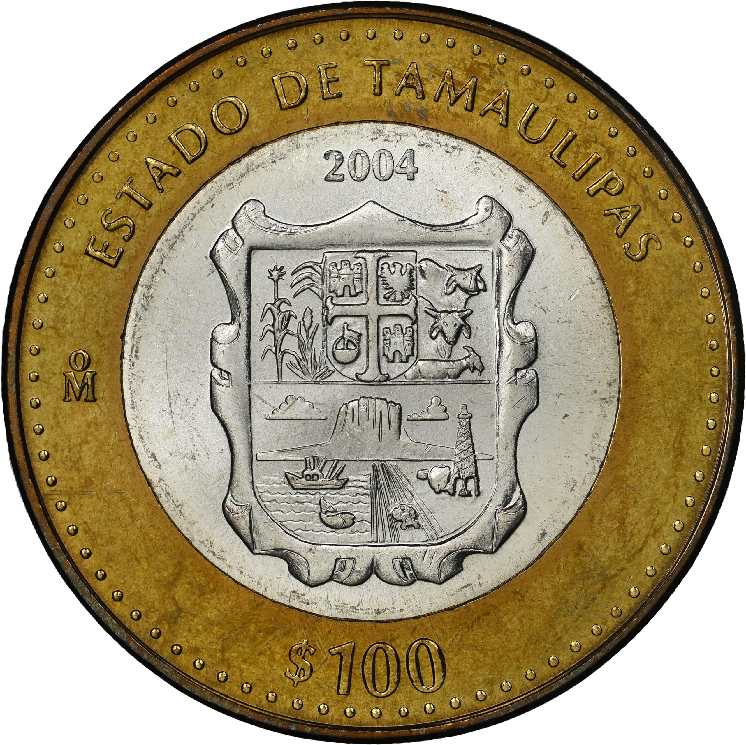 値下げ Mexico coin 2004 100 Peso 銀貨新品 Amazon.com: 2004 Mo 100 Pesos Silver Bimetallic Coin. A Large