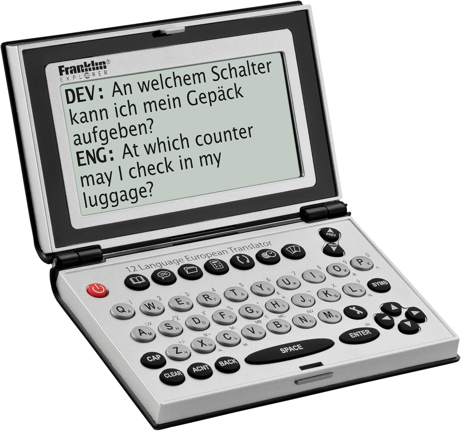 12 Language European Translator Electronic Foreign