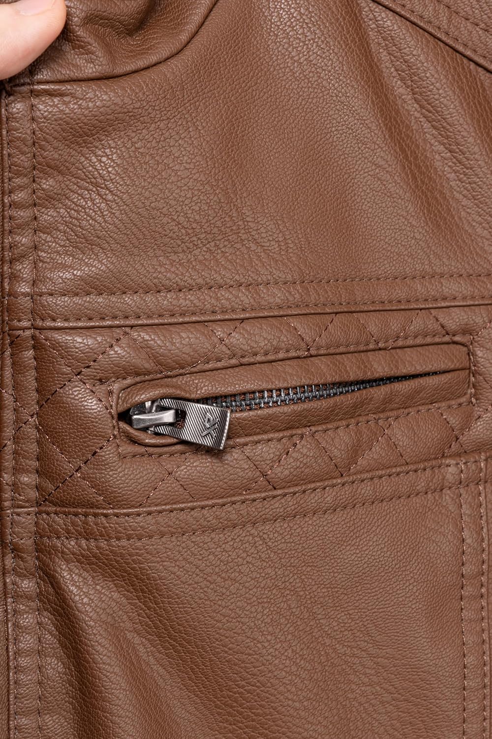 X RAY Teen Faux Leather Jacket for Fall & Winter (S - XL), Kids Outerwear Coat, Motorcycle PU Leather Jacket for Boys - Image 7