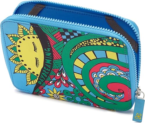 Miniatura 4 de Ace - Funda con cremallera alrededor, estampado azul Daydreaming (se adapta a Kindle, Paperwhite y Touch)