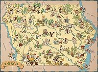 Vista 21 de Rompecabezas para adultos 1000 piezas Wisconsin mapa de madera rompecabezas juegos de rompecabezas Estados Unidos del estado rompecabezas mapa