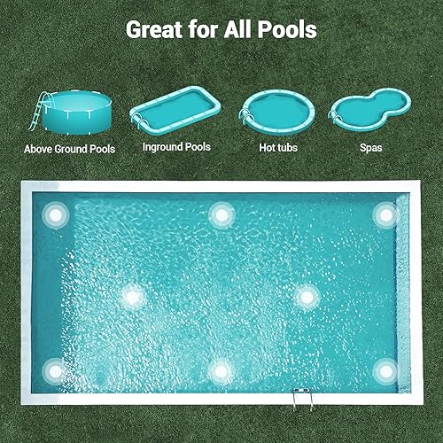 Miniatura 6 de AIPER - Aspiradora inalámbrica para piscina, limpiador de piscina recargable de mano para limpieza profunda, funciona hasta 60 minutos, aspiradora
