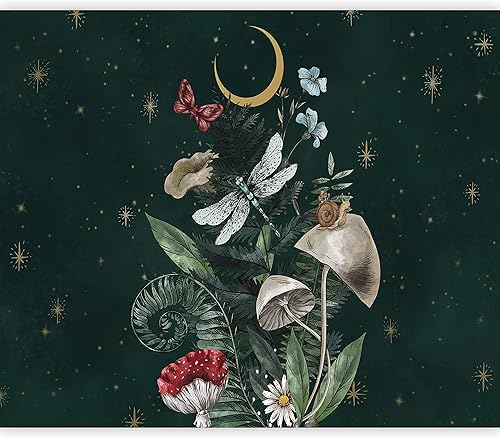 artgeist Mural de pared Bosque 77 x 55 pulgadas - Papel tapiz autoadhesivo XXL, papel tapiz autoadhesivo extraíble, gran adhesivo, decoración de