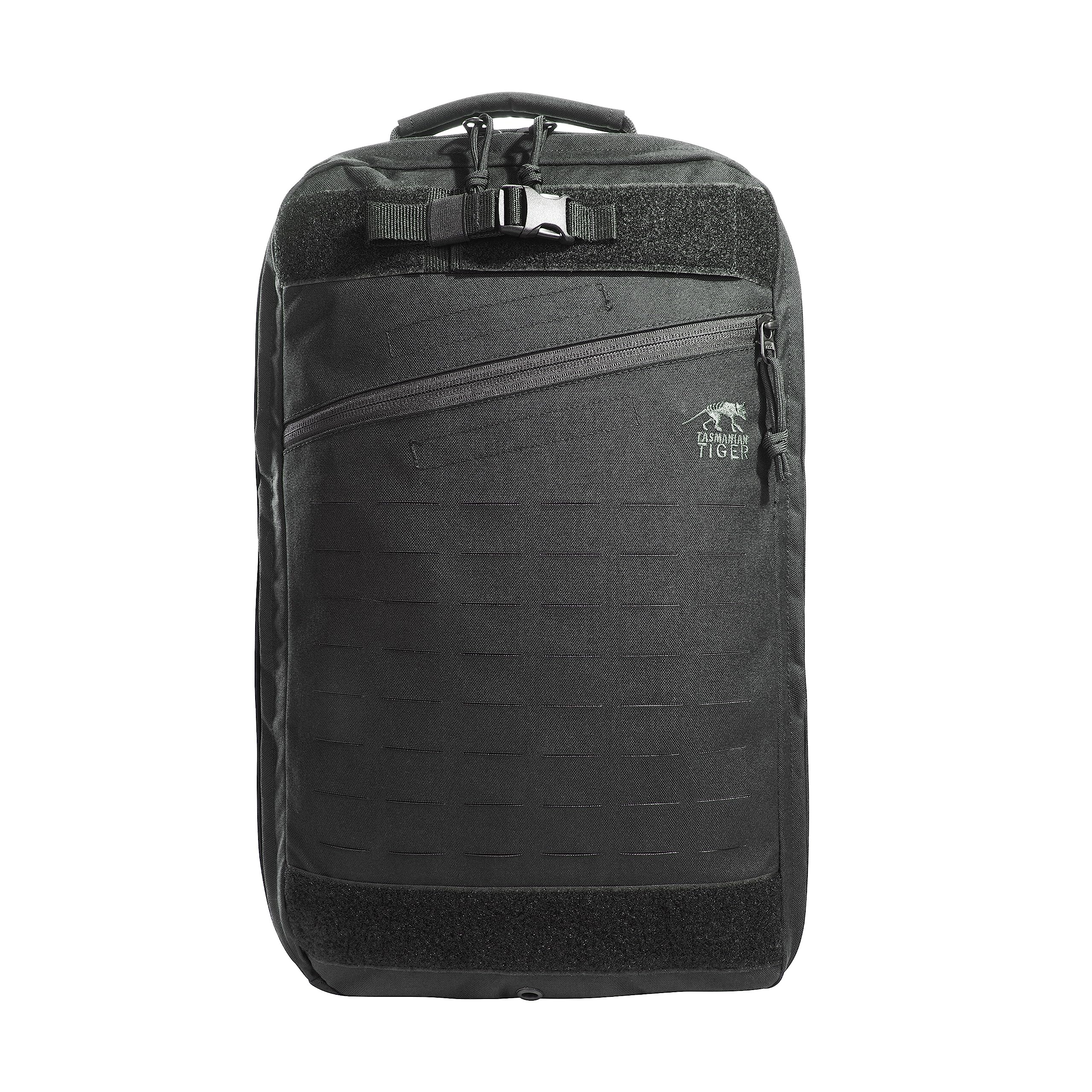 Tasmanian Tiger TT Medic Assault Pack MKII L Taktischer Erste Hilfe Einsatz Rucksack Leer für Notfall Reisen Camping Wandern Radfahren Outdoor (Schwarz)
