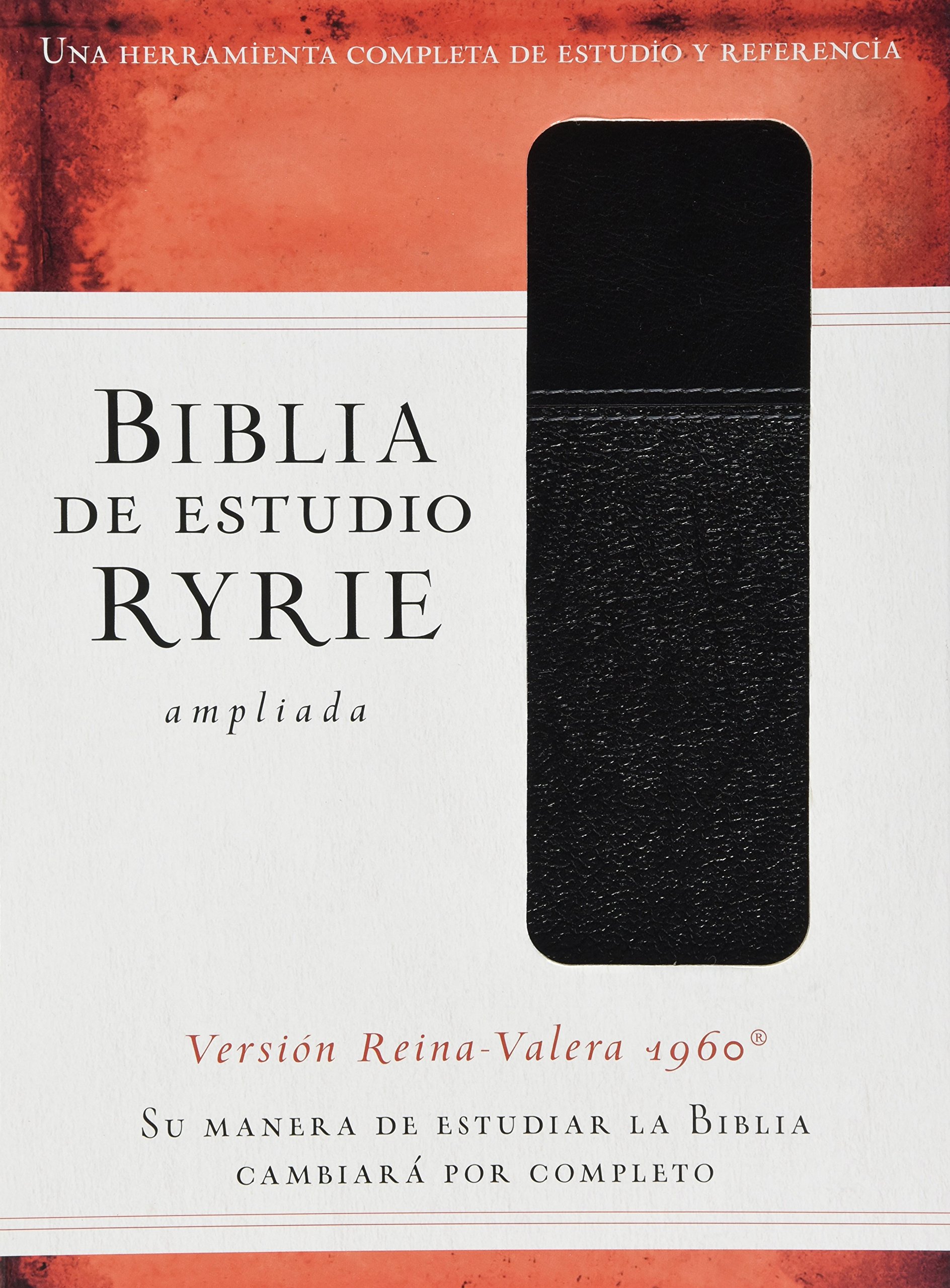 Biblia de estudio Ryrie ampliada: Duo-tono negor con índice (Spanish Edition)