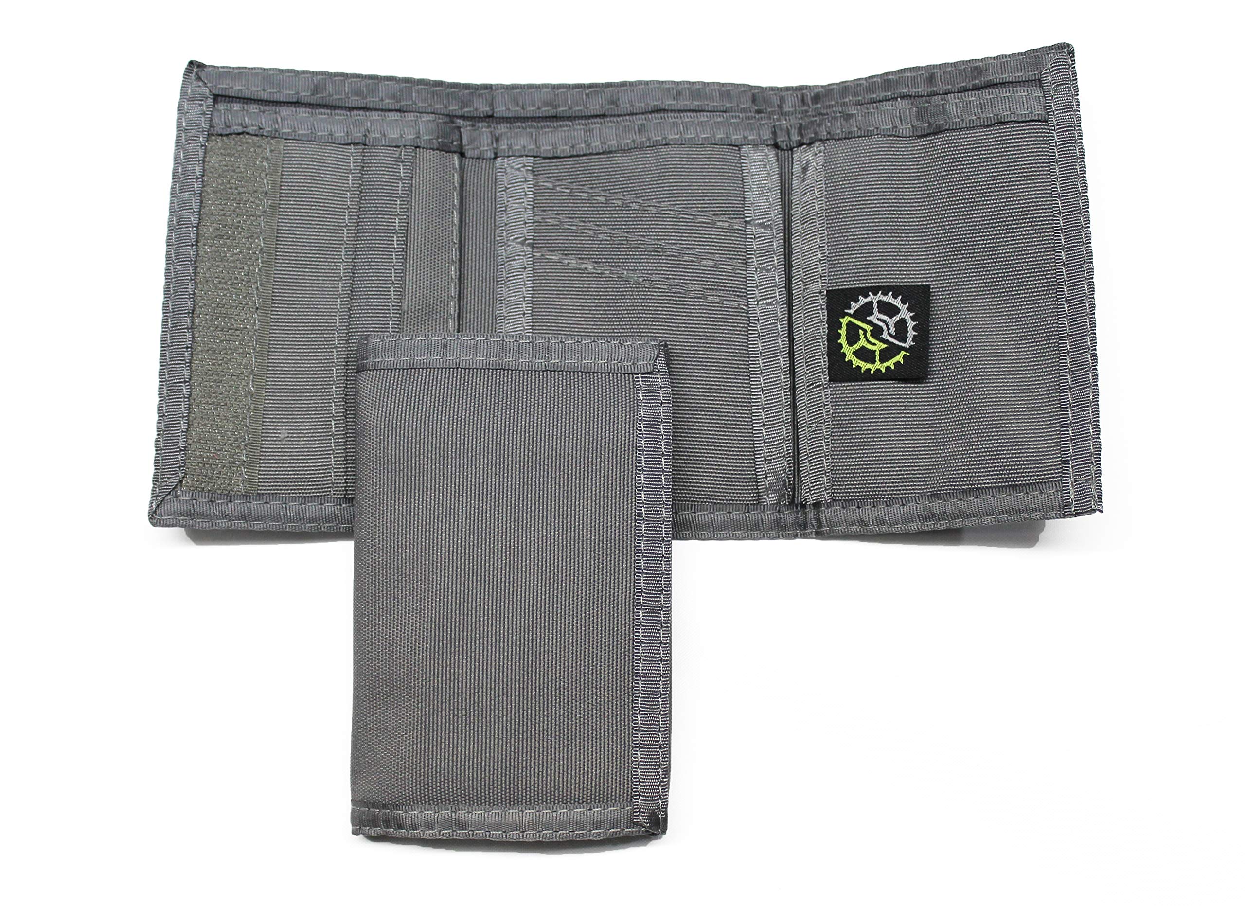 Sprocket Men's Nylon Trifold Wallet - 600D (Grey)