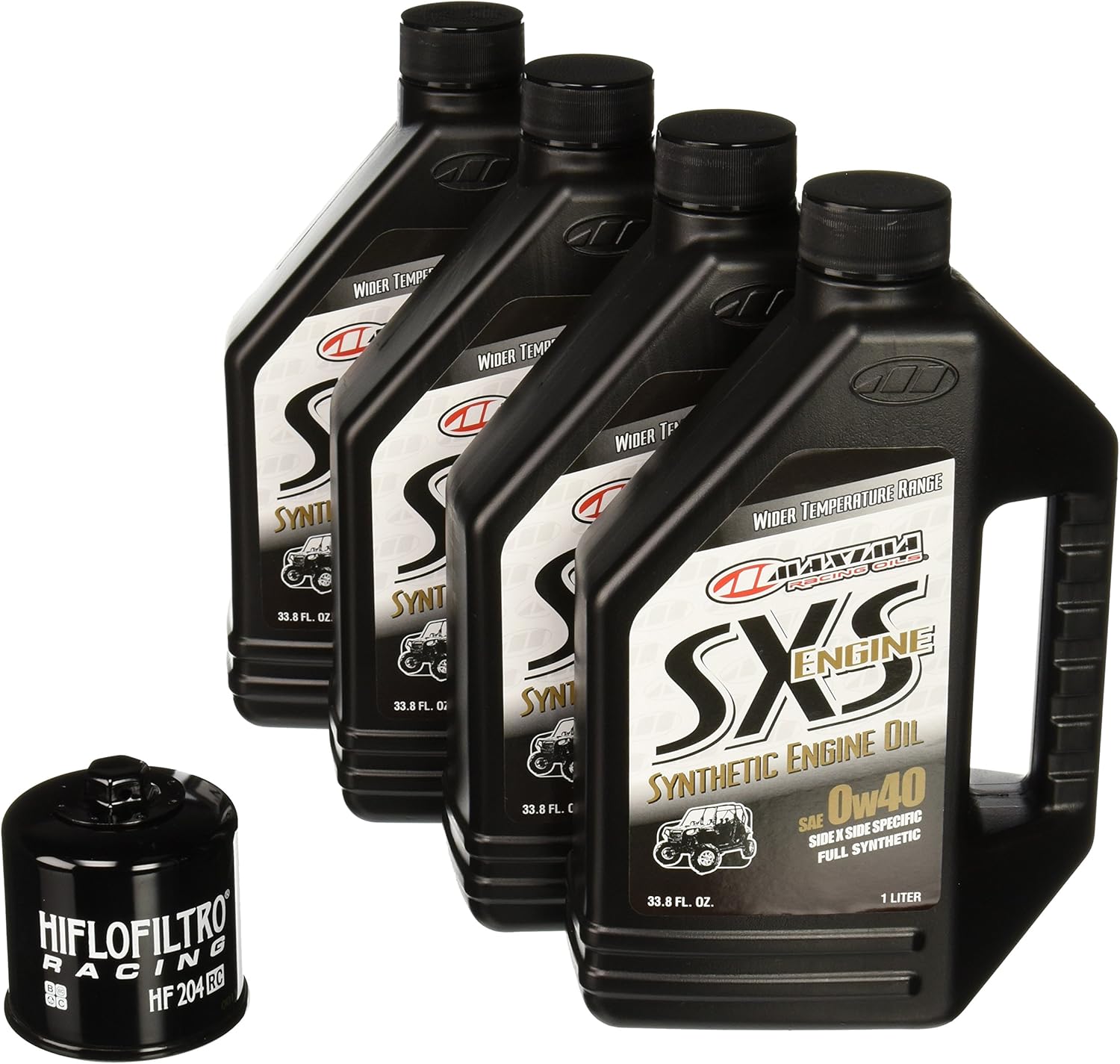 SXSSEOCK013 Full Synthetic Side x Side Engine Oil Change Kit for Kawasaki Teryx 4x4/750/800, 4 L