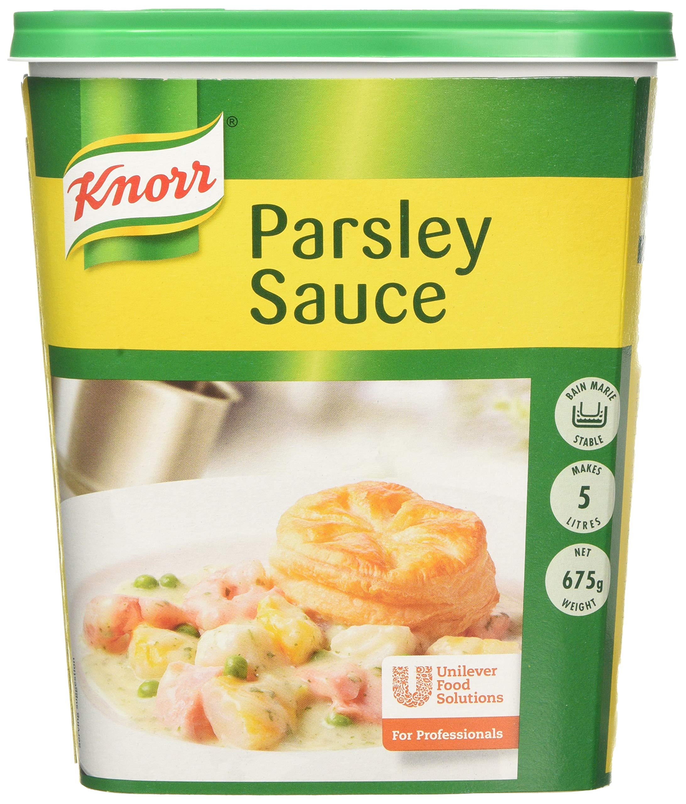 Knorr Professional Parsley Sauce Mix, Parsley Sauce, 3 x 675g (Makes 5L)