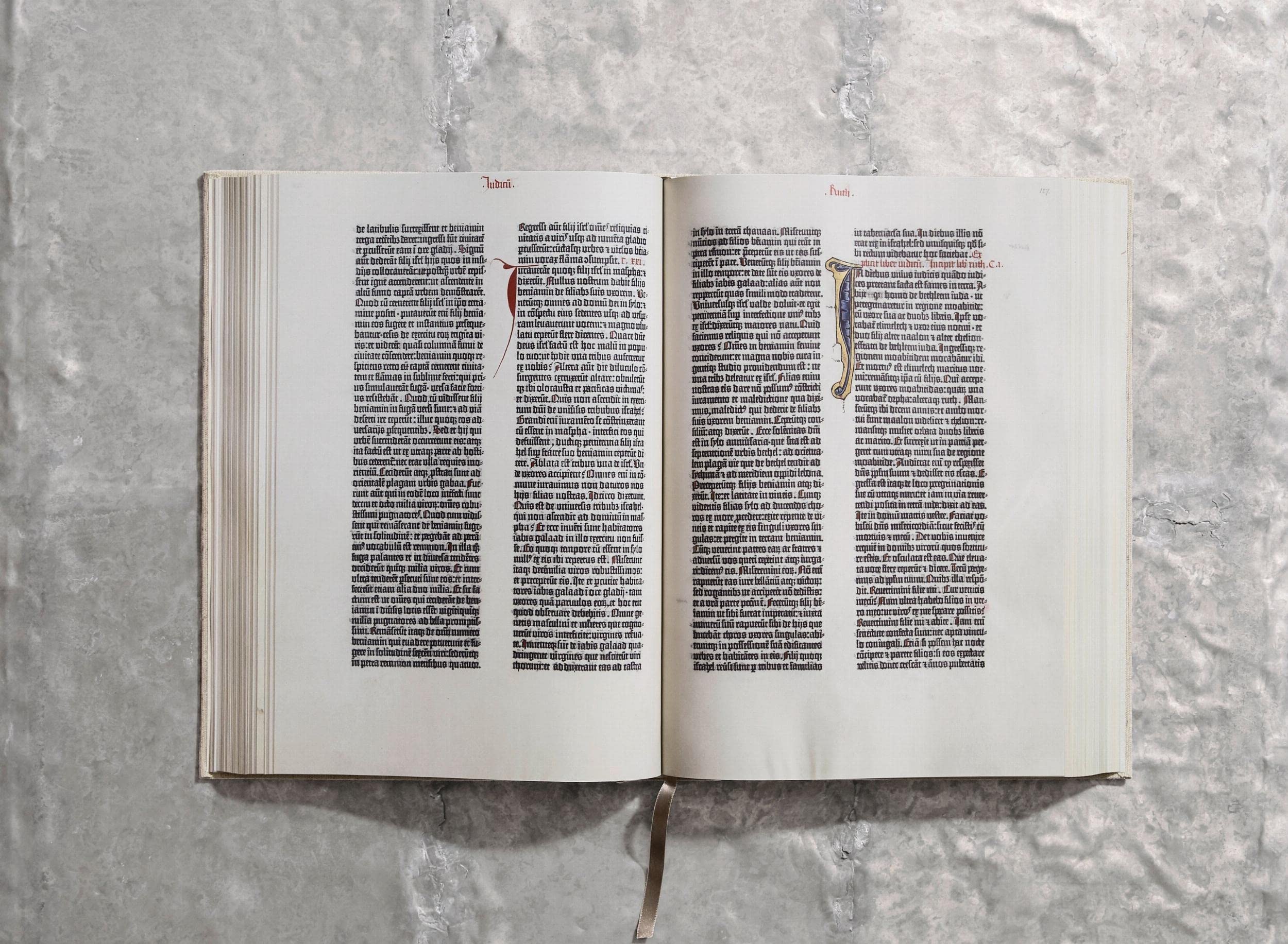 Die Gutenberg-Bibel von 1454