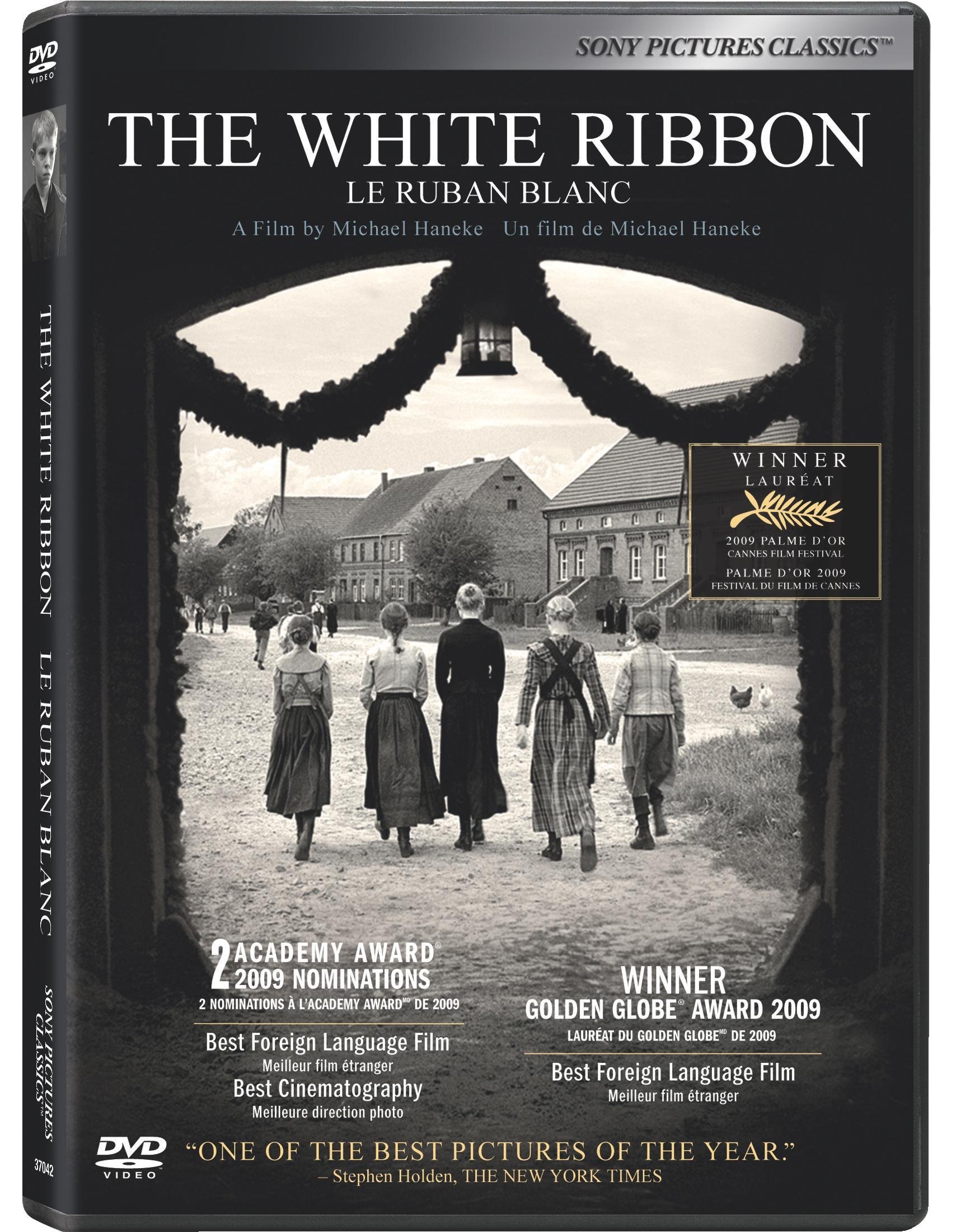 The White Ribbon Bilingual [DVD] Christian Friedel; Leonie Benesch; Ulrich Tukur; Ursina Lardi; Fion Mutert; Michael Kranz; Burghart Klaussner; Steffi Kuhnert; Maria-Victoria Dragus; Leonard Proxauf; Levin Henning; Johanna Busse; Yuma Amecke; Thibault Serie; Josef Bierbichler; Gabriela-Maria Schmeide; Janina Fautz; Enno Trebs; Theo Trebs; Ranier Bock; Susanne Lothar; Roxane Duran; Miljan Chatelain; Eddy Grahl; Branko Samarovski; Birgit Minichmayr; Sebastian Hulk; Kai Malina; Kristina Kneppek; Stephanie Amarell; Bianca Meyer; Aaron Denkel; Mika Ahrens; Detlev Buck; Anne-Kathrin Gummich; Rainer Bock; Bianca Mey; Luzie Ahrens; Gary Bestla; Leonard Boes; Felix Böttcher; Sophie Czech; Paraschiva Dragus; Selina Ewald; Nora Gruler; Tim Guderjahn; Jonas Jennerjahn; Ole Joensson; Gerrit Langentepe; Lena Pankow; Sebastian Pauli; Franz Rewoldt; Kevin Schmolinski; Alexander Sedl; Nino Seide; Marvin Spey; Malin Steffen; Lilli Trebs; Paul Wolf; Margarete Zimmermann; Carmen-Maja Antoni; Christian Klischat; Michael Schenk; Hanus Polak Jr.; Sara Schivazappa; Marisa Growaldt; Vincent Krüger; Rüdiger Hauffe; Arndt Schwering-Sohnrey; Florian Köhler; Sebastian Lach; Marcin Tyrol; Sebastian Badurek; Krysiek Zarzecki; Sebastian Pawlak; Lilli Fichtner; Amelie Litwin; Paula Kalinski; Matthias Linke; Vladik Otaryan; Peter Mörike; Hans-Matthias Glassmann; Nikita Vaganov; Steffi Kühnert; Sebastian Hülk; Michael Haneke; Veit Heiduschka; Stefan Arndt; Andrea Occhipinti; Margaret Menegoz; Margaret Ménégoz and Les Films du Losange; Lucky Red s.r.l.; Wega Film; X-Filme Creative Pool GmbH