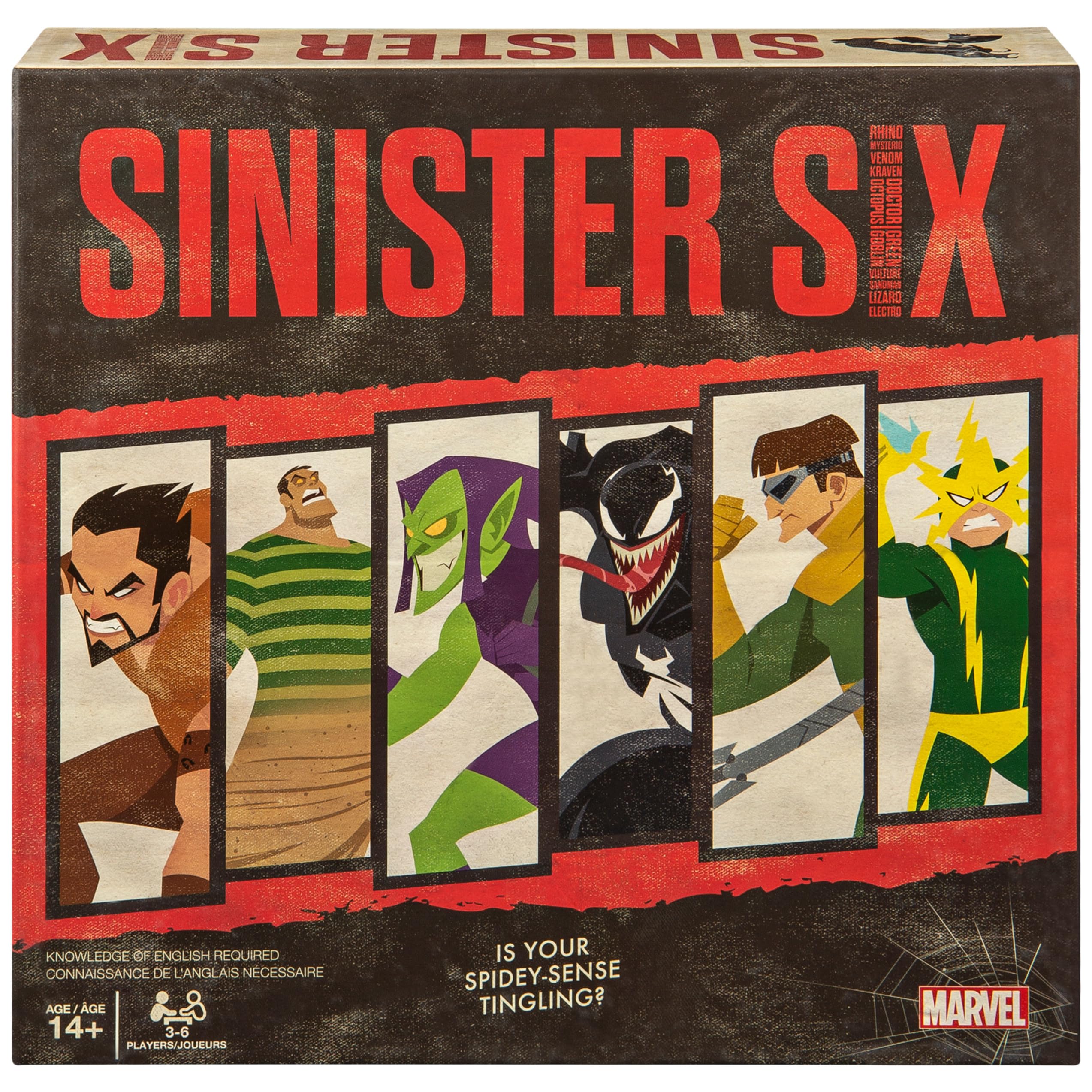 Marvel Sinister Six Spider-Man Villains Heist Card Game Spin Master UK Free P+P
